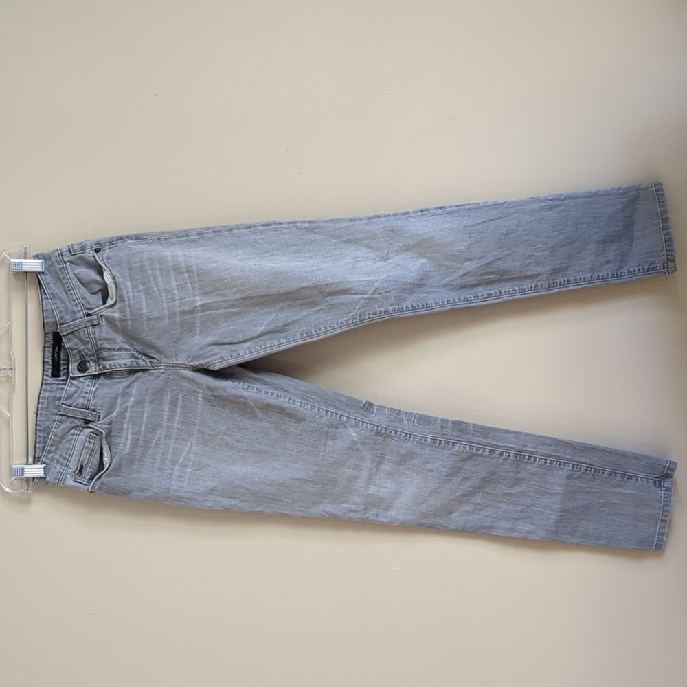 27 Joe's Gray Denim Skinny Jeans Minimalist Capsule Wardrobe Rolled Chelsea